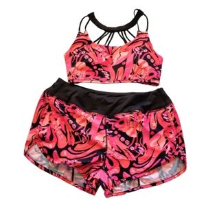 Bahia Bay 2 piece exercise outfit. Size small